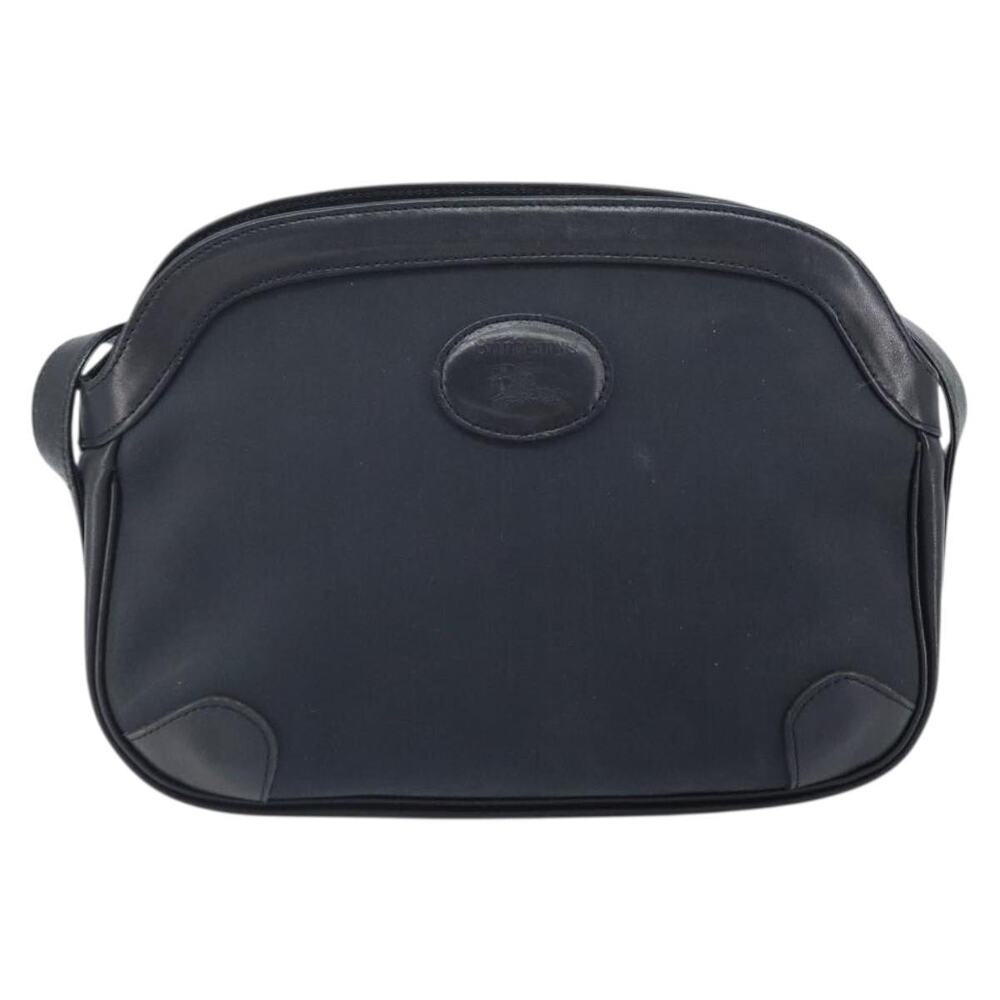 Burberry Leather Shoulder Bag Navy